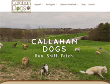 Tablet Screenshot of callahandogs.com